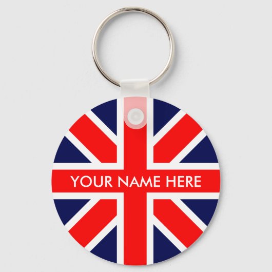 Porte-clés Drapeau britannique. (Recto)