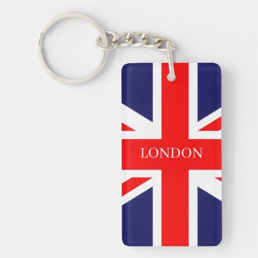 Porte-clés Drapeau britannique de Londres (Devant)