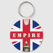 Porte-clés Drapeau britannique - Empire, Royaume-Uni, Big Ben (Recto)