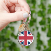 Porte-clés drapeau britannique Union Jack (main)