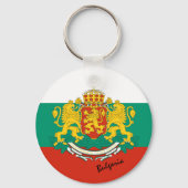 Porte-clés Drapeau bulgare et vacances en Bulgarie, patriotes (Recto)
