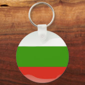 Porte-clés Drapeau bulgare glossy (Recto)