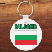 Porte-clés Drapeau Bulgarie (Recto)