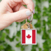 Porte-clés Drapeau Canada (main)