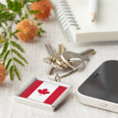 Porte-clés Drapeau Canada (Côté)