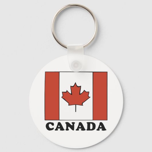 Porte-clés Drapeau canadien (Recto)