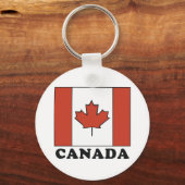 Porte-clés Drapeau canadien (Recto)