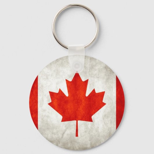 Porte-clés Drapeau canadien (Recto)