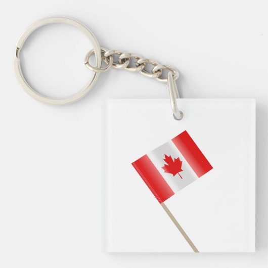 Porte-clés Drapeau canadien (Devant)