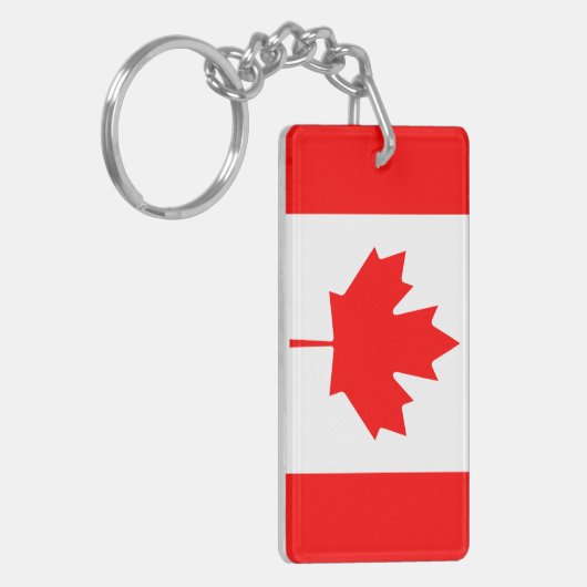Porte-clés Drapeau canadien (Devant gauche)