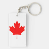 Porte-clés Drapeau canadien (Dos)