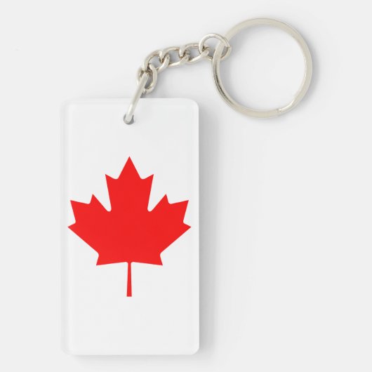 Porte-clés Drapeau canadien (Dos)