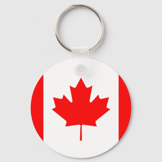 Porte-clés Drapeau canadien (Recto)
