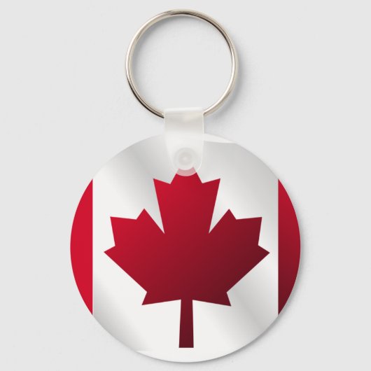 Porte-clés Drapeau canadien (Recto)