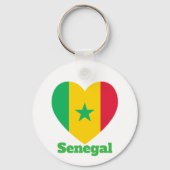 Porte-clés Drapeau cardiaque du Sénégal (Recto)