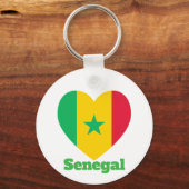 Porte-clés Drapeau cardiaque du Sénégal (Recto)