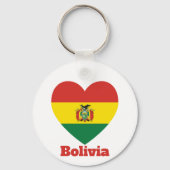 Porte-clés Drapeau cardiaque en Bolivie (Verso)