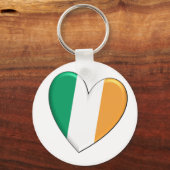 Porte-clés Drapeau cardiaque en Irlande (Recto)