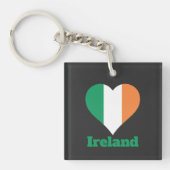 Porte-clés Drapeau cardiaque en Irlande (Devant)