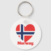 Porte-clés Drapeau cardiaque norvégien (Recto)