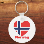 Porte-clés Drapeau cardiaque norvégien (Recto)