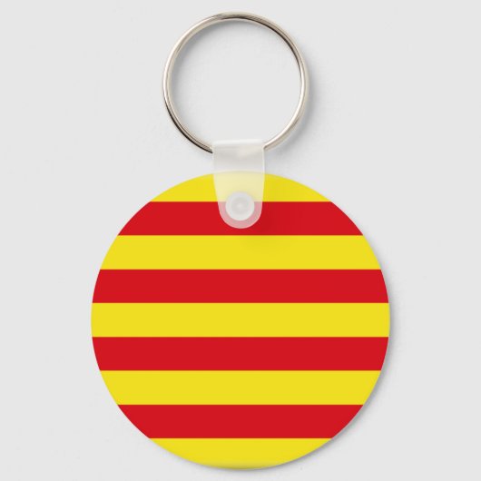 Porte-clés Drapeau Catalogne (Espagne) (Recto)