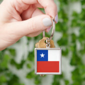 Porte-clés Drapeau Chili (main)