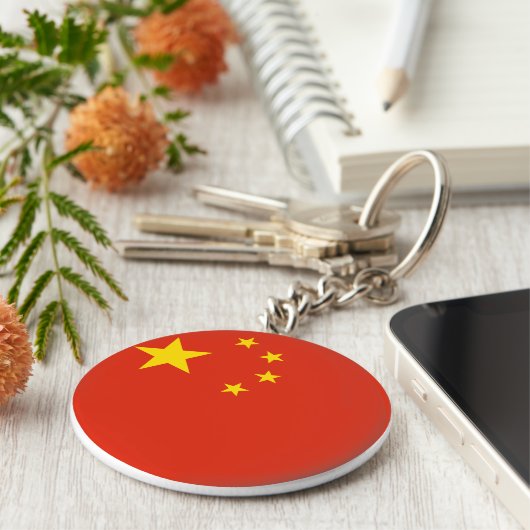 Porte-clés Drapeau chinois (Côté)
