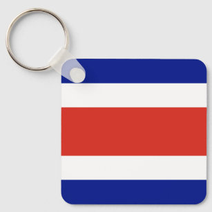 Porte-clés Drapeau civil du Costa Rica