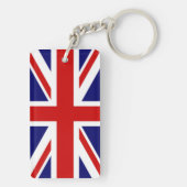 Porte-clés Drapeau classique du Royaume-Uni (Dos)