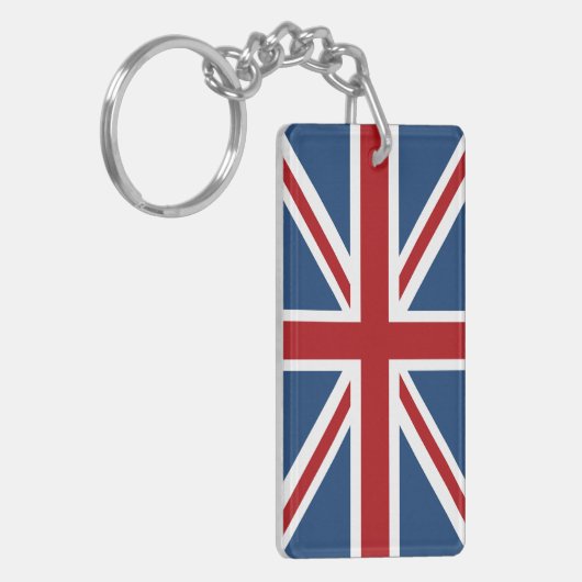 Porte-clés Drapeau classique Union Jack UK (Devant gauche)