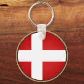 Porte-clés Drapeau Cool Danemark Seal (Recto)