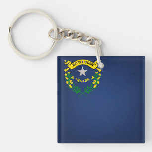 Porte-clés Drapeau cool De L'État Du Nevada