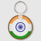 Porte-clés Drapeau cool Inde (Recto)