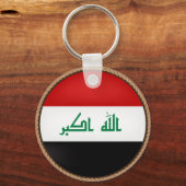 Porte-clés Drapeau cool Iraq (Recto)