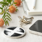 Porte-clés Drapeau cornouaillais de dôme brillant (Côté)