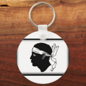 Porte-clés Drapeau Corse (Recto)