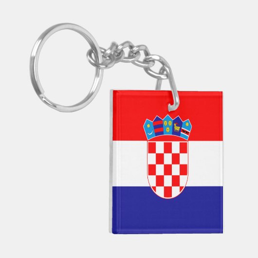 Porte-clés Drapeau croate (Devant gauche)
