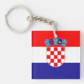 Porte-clés Drapeau croate (Devant)