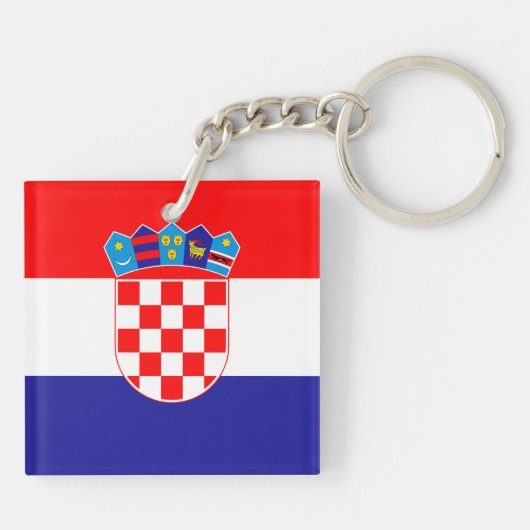 Porte-clés Drapeau croate (Dos)