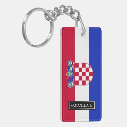 Porte-clés Drapeau croate (Devant gauche)