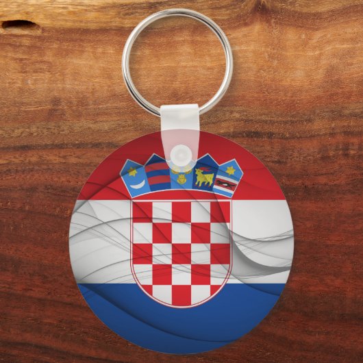 Porte-clés Drapeau croate (Recto)