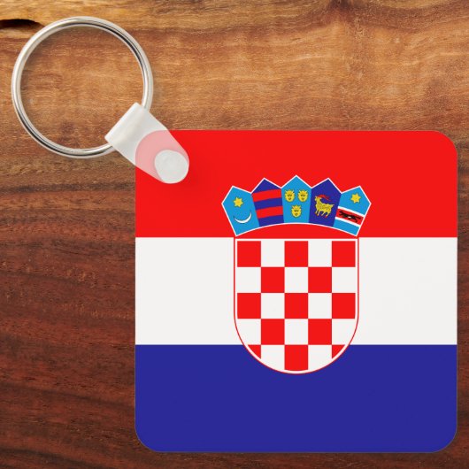 Porte-clés Drapeau croate (Recto)
