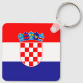 Porte-clés Drapeau croate (Dos)