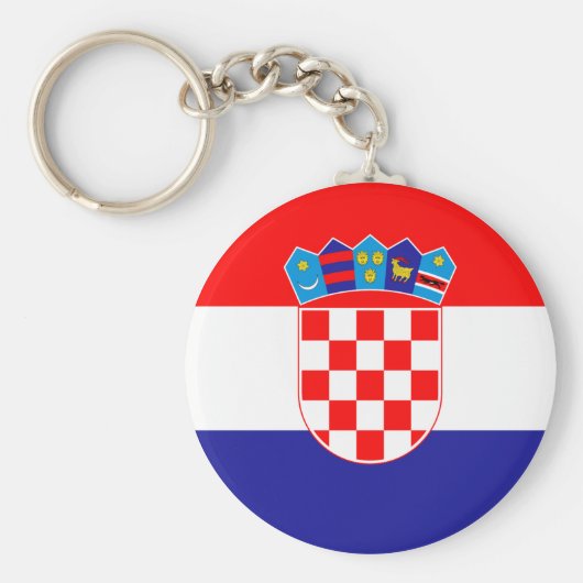 Porte-clés Drapeau Croatie (Devant)