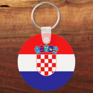 Porte-clés Drapeau Croatie – Conception d'Art Patr