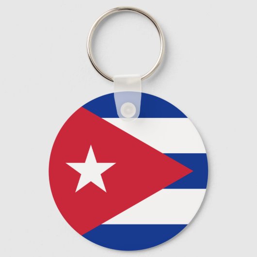 Porte-clés Drapeau Cuba (Recto)