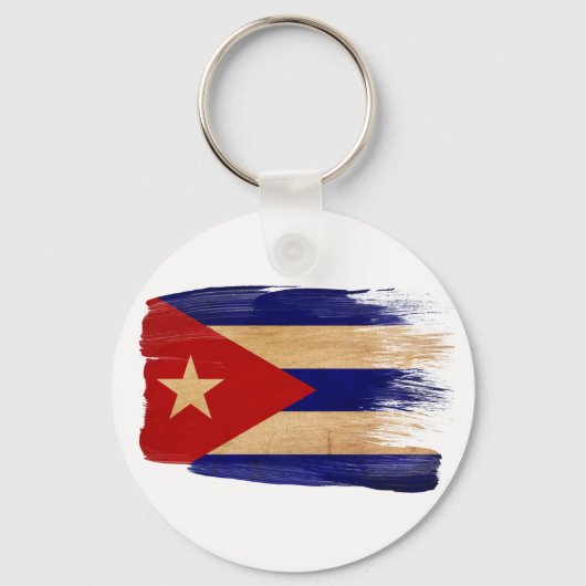 Porte-clés Drapeau Cuba (Recto)