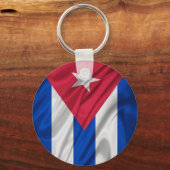 Porte-clés Drapeau cubain (Recto)