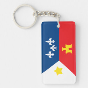 Porte-clés Drapeau d'Acadiana Cajun